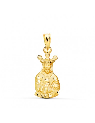 18K MEDALLA ORO AMARILLO CRISTO CAUTIVO SILUETA 18X10 MM