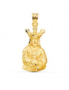 18K MEDALLA ORO AMARILLO CRISTO CAUTIVO SILUETA 28X16 MM