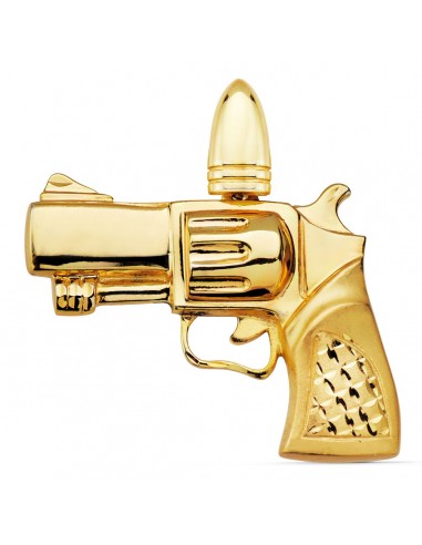 18K COLGANTE PISTOLA ORO AMARILLO 55X42 MM