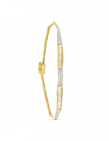 Pulsera Bicolor Circonita