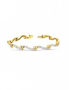 Pulsera Bicolor Circonitas