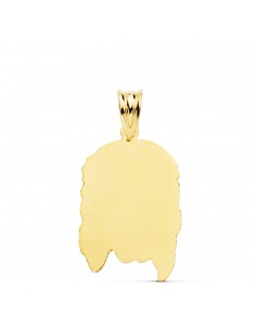 18K COLGANTE CABEZA CRISTO 26 X 16 MM 2