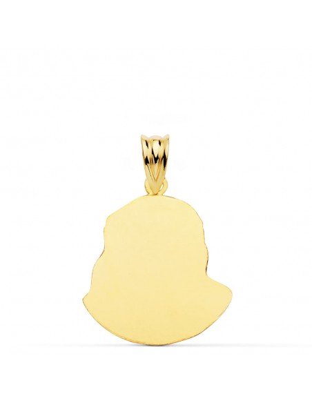 18K COLGANTE CRISTO MURILLO 23 X 18 MM