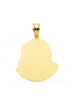 18K CRISTO SANTO ROSTRO 27 X 22 MM. 2