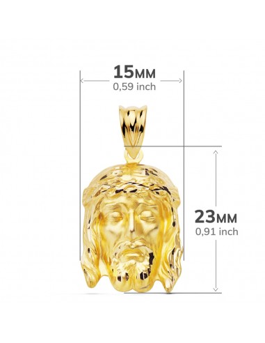 18K COLGANTE CRISTO DE LA BUENA MUERTE 23 X 15 MM