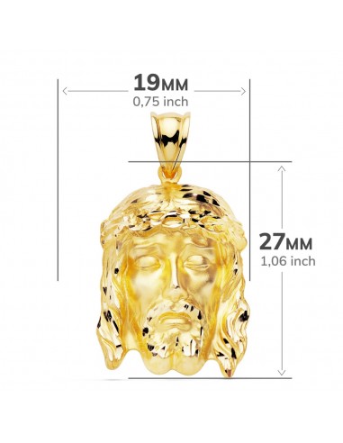 18K COLGANTE CRISTO DE LA BUENA MUERTE 27 X 19 MM
