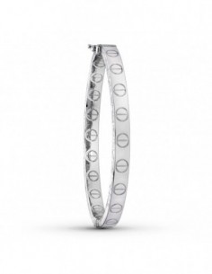 Pulsera Rigida Blanco