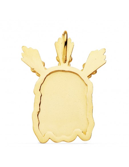 18K COLGANTE CABEZA DE CRISTO POTENCIAS 39 X 28 MM