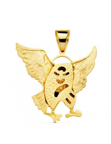 18K COLGANTE AGUILA CALVA AMERICANA. 49 X 47 MM