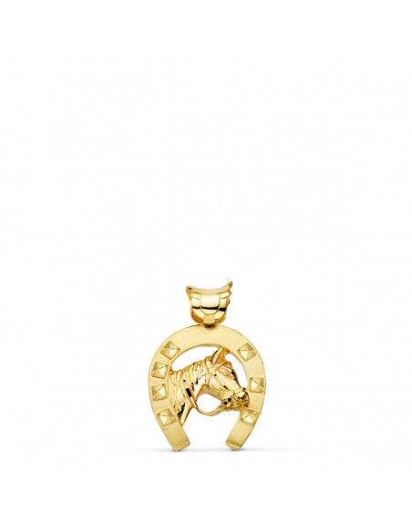 18K COLGANTE HERRADURA CABALLO 23 X 20 MM.