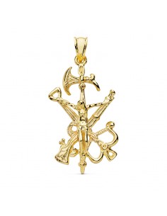 18K CRISTO LEGION 44 X 22 MM