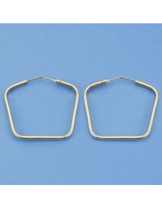 18K AROS PENTAGONO MEDIANO