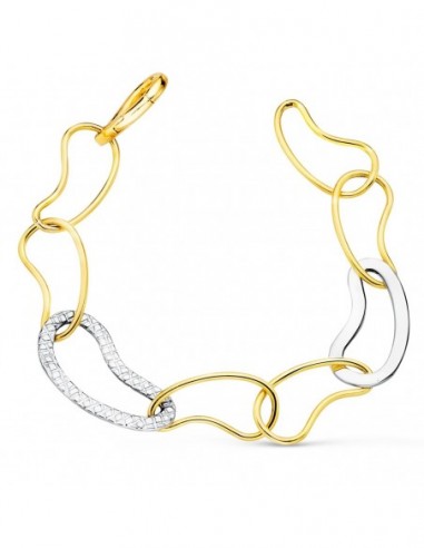 Pulsera Bicolor Eslabones