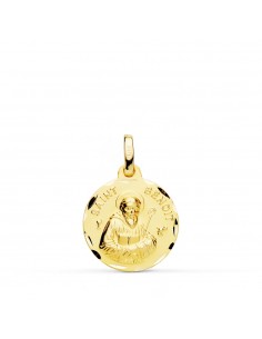 18K MEDALLA ORO AMARILLO SAINT BENOIT 16 MM