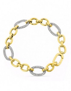 Pulsera Bicolor Eslabones