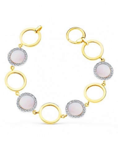 Pulsera Bicolor Circulos