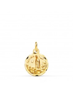 18K MEDALLA VIRGEN DE FATIMA 12 MM.