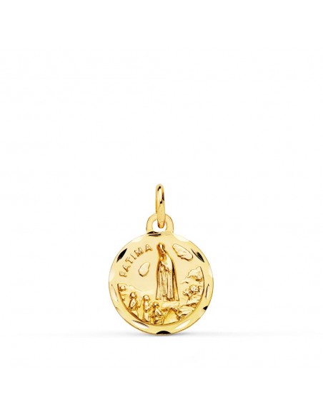 18K MEDALLA VIRGEN DE FATIMA 12 MM.