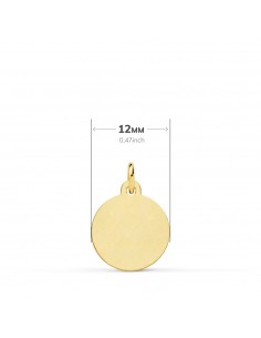 18K MEDALLA VIRGEN DE FATIMA 12 MM. 2