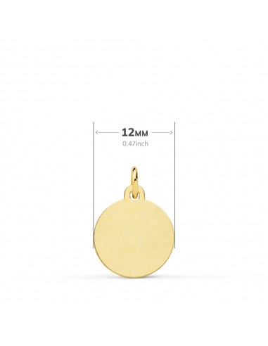 18K MEDALLA VIRGEN DE FATIMA 12 MM.