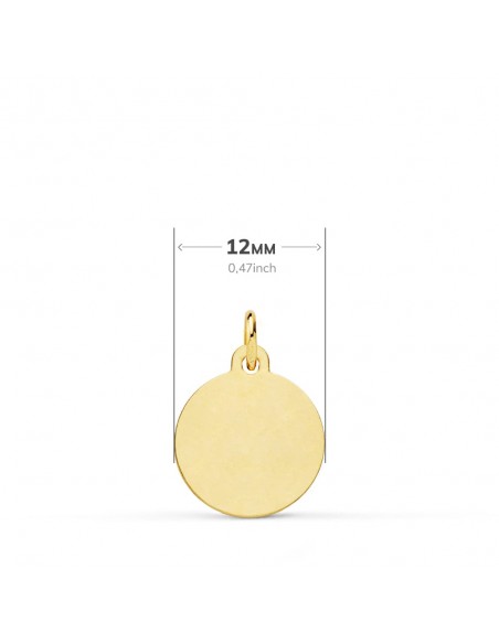 18K MEDALLA VIRGEN DE FATIMA 12 MM.