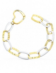 Pulsera Bicolor Eslabones