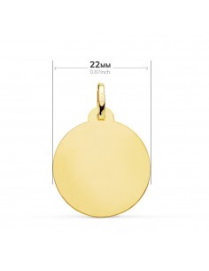 18K MEDALLA SAN JOSE BISEL 22 MM. 2