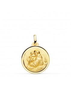 18K MEDALLA SAN ANTONIO BISEL 18 MM