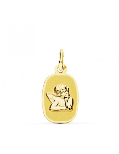 18K MEDALLA ORO AMARILLO ANGELITO BURLON. 17X10 MM