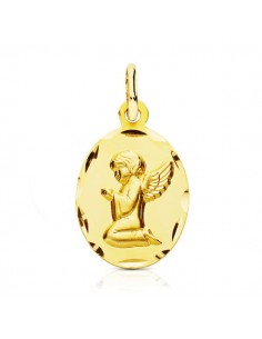 18K MEDALLA ORO AMARILLO ANGEL 19X12 MM