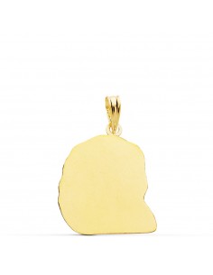 18K CABEZA DE CRISTO 23 X 19 MM 2