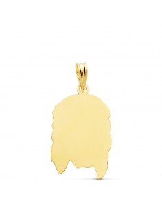 18K CABEZA DE CRISTO 26 X 16 MM 2