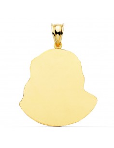 18K CRISTO SANTO ROSTRO 42 X 35 MM 2