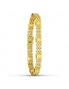 18K PULSERA ORO AMARILLO TUBOS