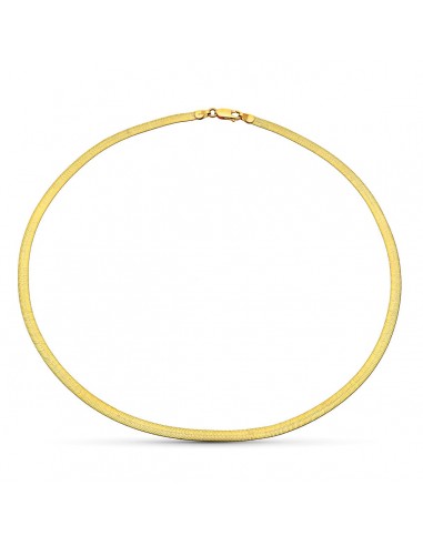 18K GARGANTILLA ORO AMARILLO PLANA