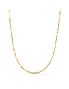 18K CADENA ORO AMARILLO ROLO HUECA ANCHO: 2MM LARGO: 45CM CIERRE REASA