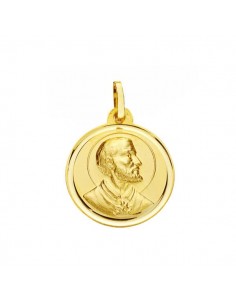 18K MEDALLA SAN FRANCISCO JAVIER 18 MM