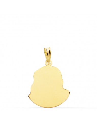 18K CABEZA CRISTO DE MURILLO 18X14 MM