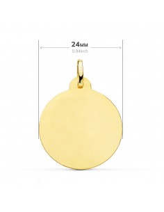 18K MEDALLA SAN JORGE BISEL 24 MM 2
