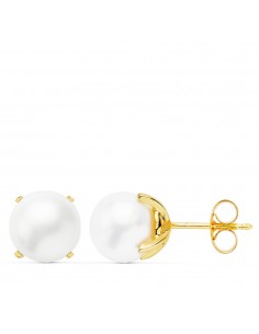 18K PENDIENTES PERLAS CULTIVADAS 8-8,5 MM.