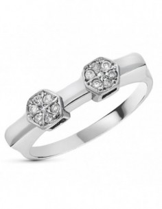 Sortija Blanco Diamantes