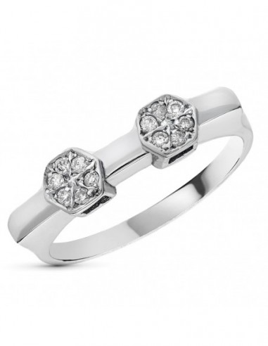 Sortija Blanco Diamantes