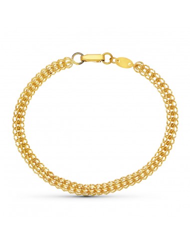 18K PULSERA ORO AMARILLO CARAQUEÑA 7.70 GR