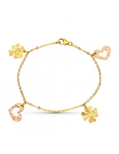 18K PULSERA ORO BICOLOR FETICHES