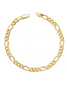 18K PULSERA ORO AMARILLO CARTIER 3X1 ANCHO: 5 MM LARGO: 21 CM
