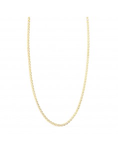 18K CADENA ORO AMARILLO ANCLA MACIZA LARGO 50 CM ANCHO 1 2 MM