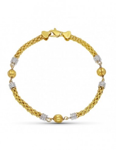 Pulsera Bicolor Bola