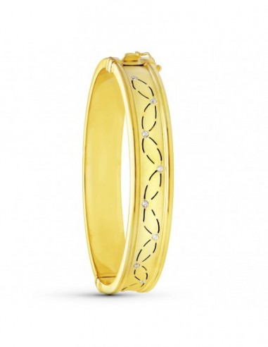 Pulsera Rigida Circonita