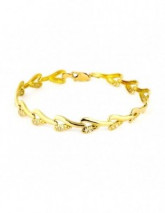Pulsera Hojas Circonitas