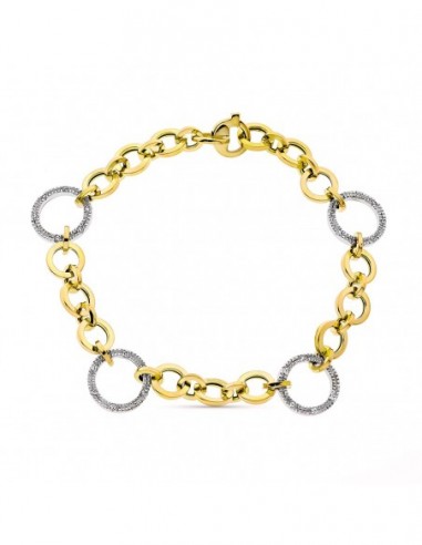 Pulsera Bicolor Ancho
